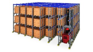 Estanterías Drive-in y Drive-Through Sogacsa